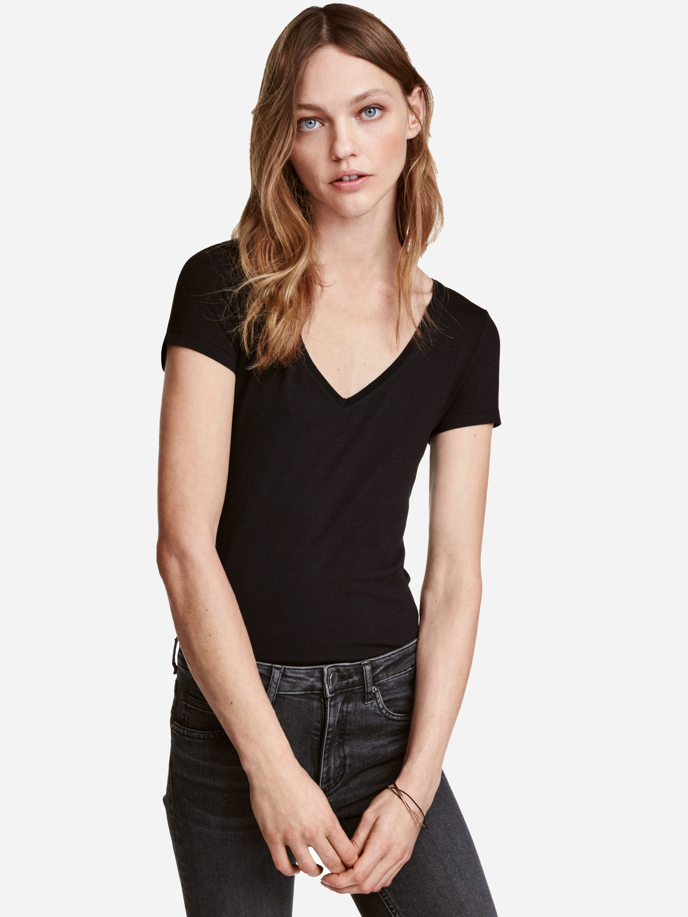 

Футболка H&M 0215248_черн_01  Черная, Футболка H&M 0215248_черн_01 L Черная
