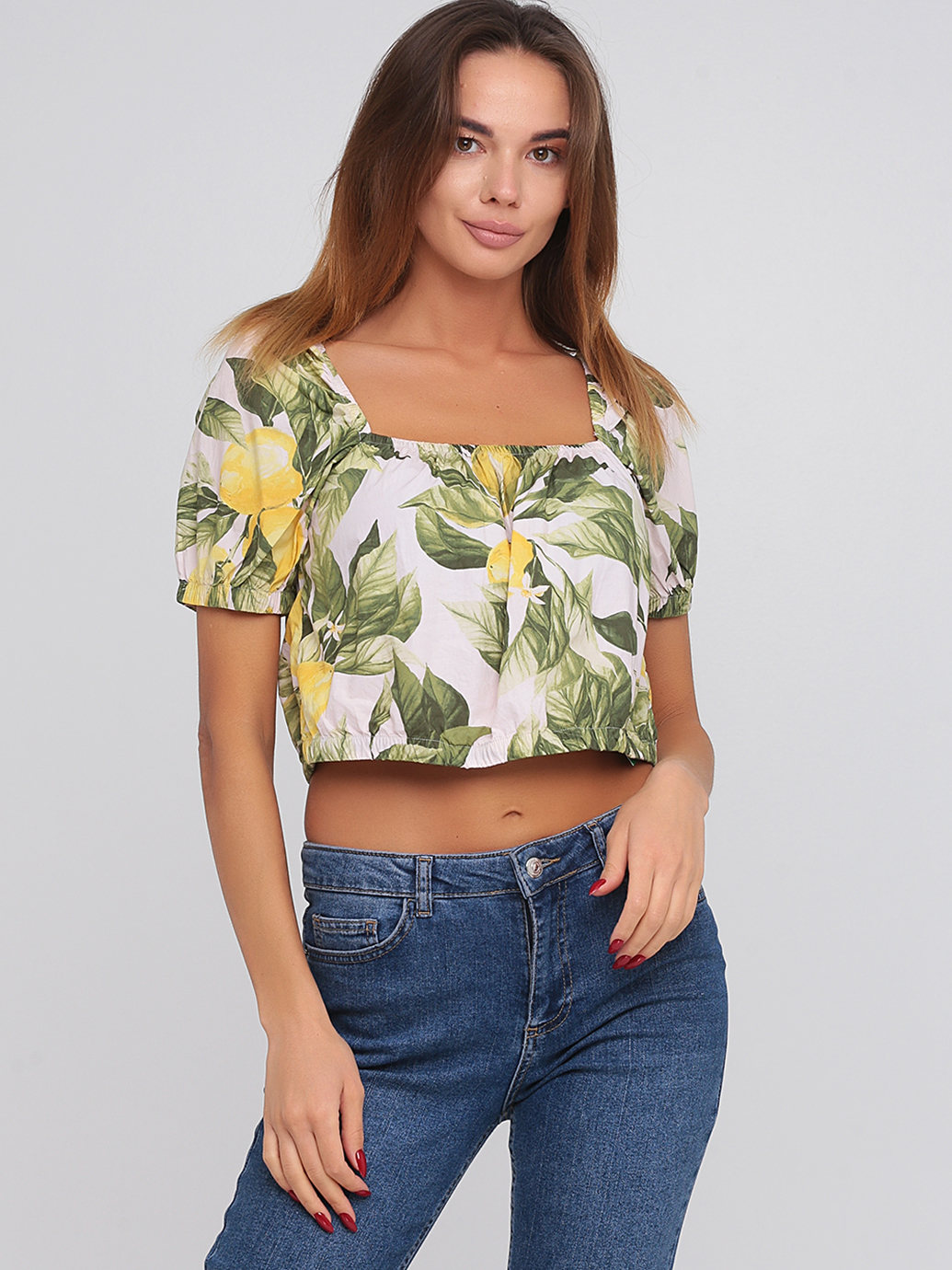 

Топ H&M 0850244_лимоны  Зеленый, Топ H&M 0850244_лимоны S Зеленый