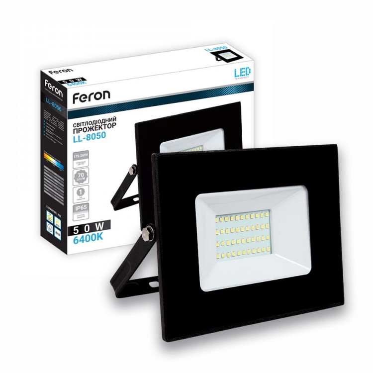 

Светодиодный прожектор Feron LL-8050 50W (40058)