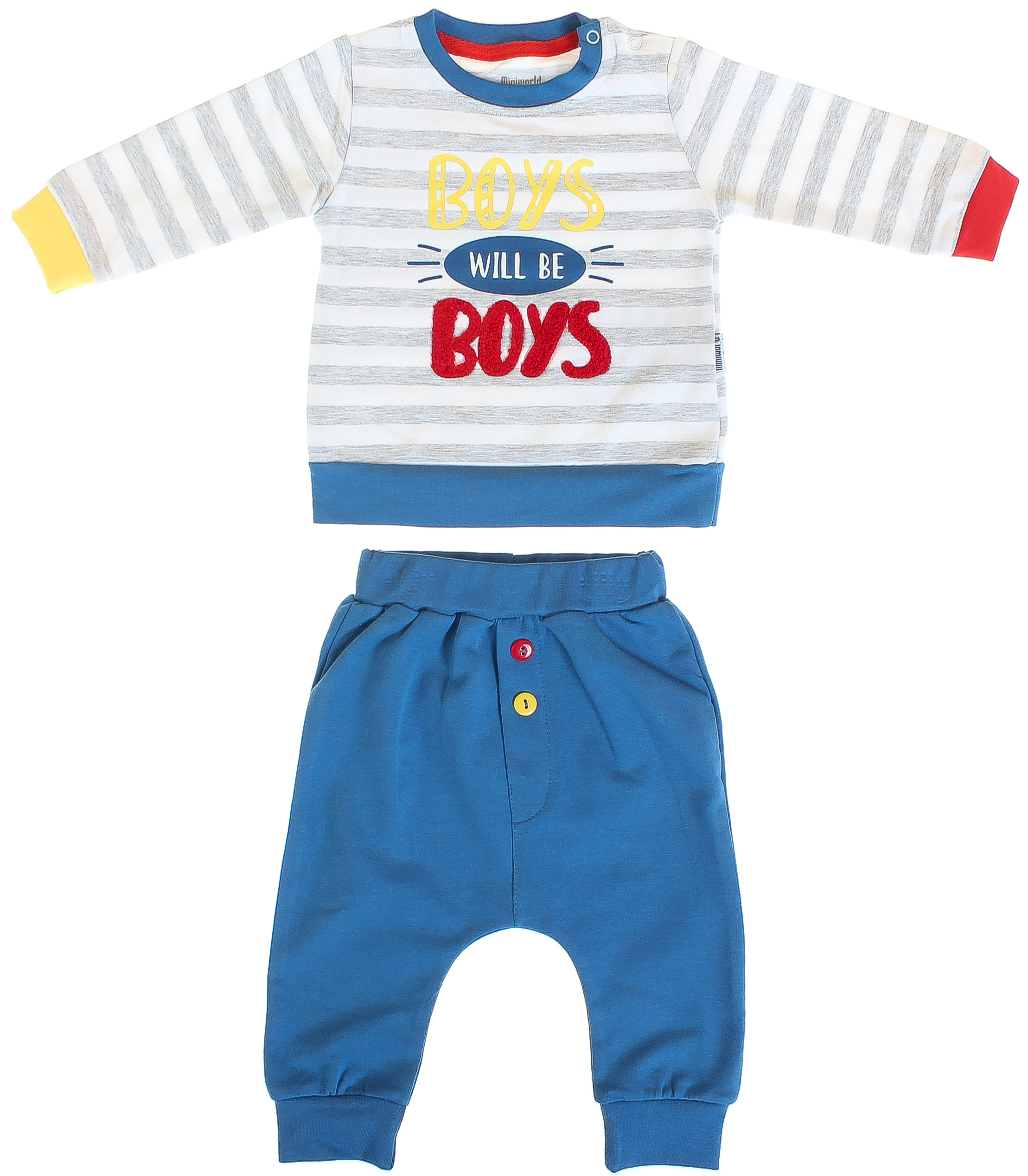 

Свитшот + Брюки MiniWorld Белый 80 см 15780