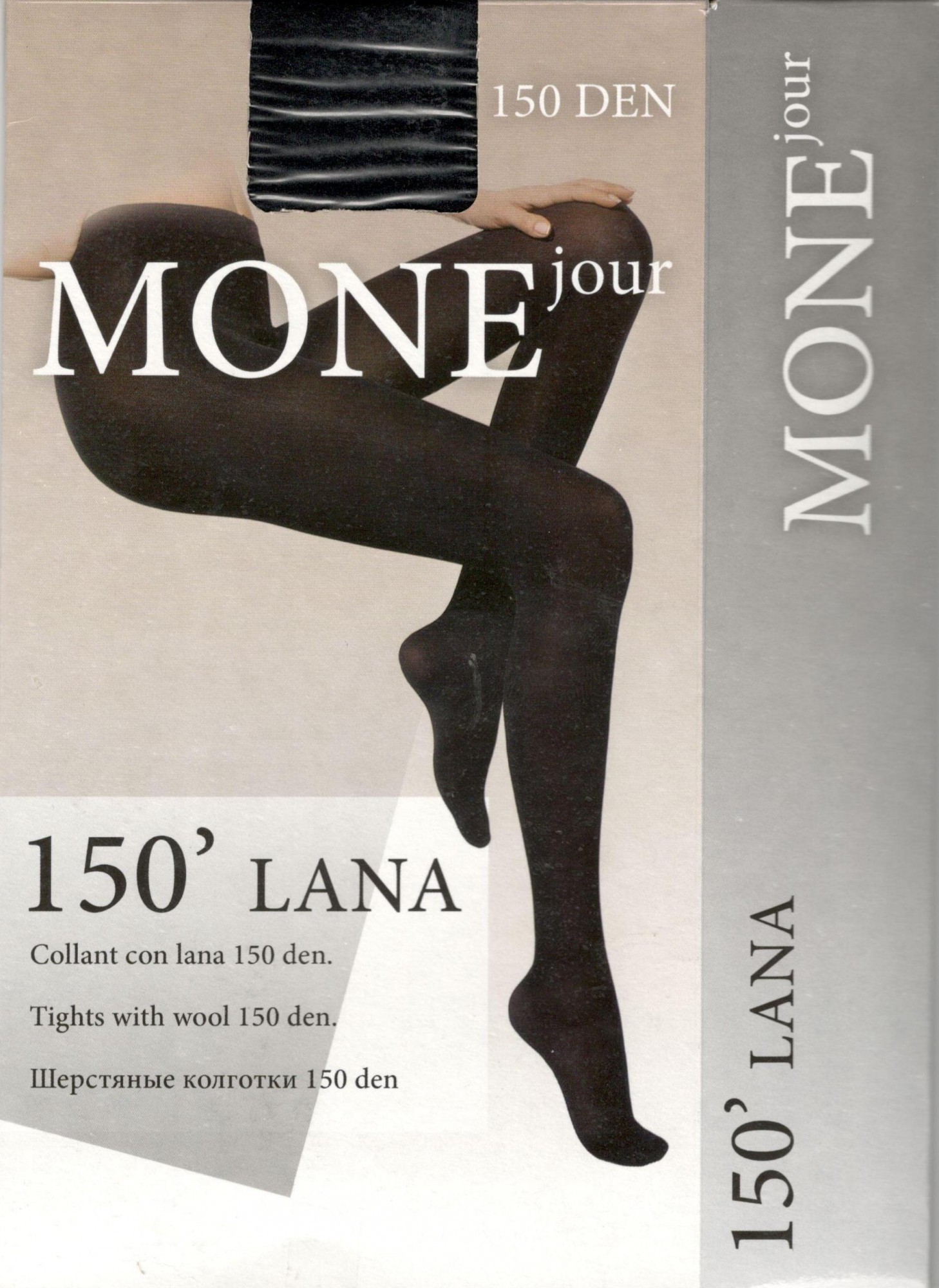 

Колготки женские MONEjour 150 DEN LANA -L черный, Колготки женские MONEjour 150 DEN LANA 4-L черный