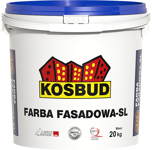 

Фасадная краска силиконовая, база, ведро 20 кг