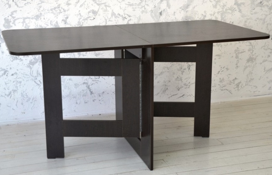 

Стол-трансформер Неман Слим Бэг 770*750*1500 (770*750*100 в сложенном состоянии) Венге