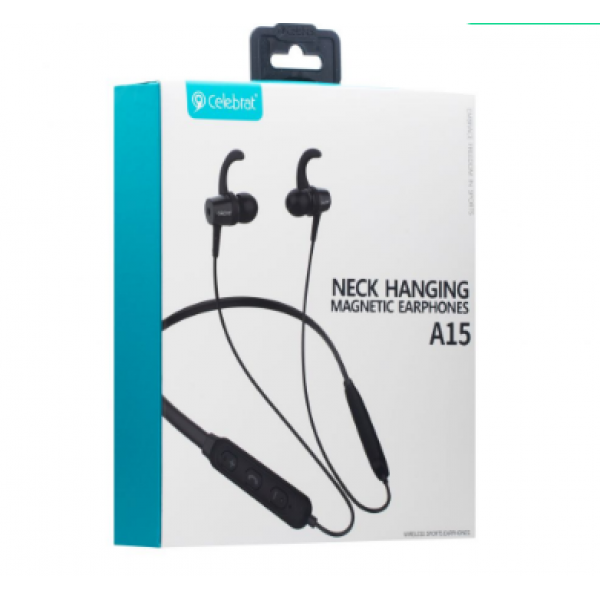 

Беспроводные Наушники Bluetooth Celebrat A15 — Black (Черный)