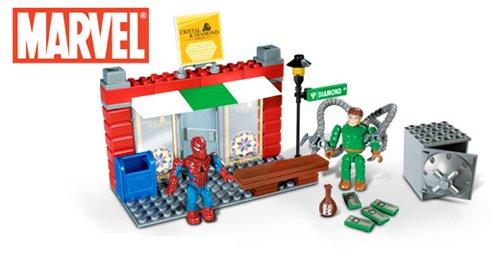 

Конструктор Человек-паук и доктор Осьминог, 57 деталей - Spider-Man & Doc Ock, Marvel, Mega Bloks, 57pcs
