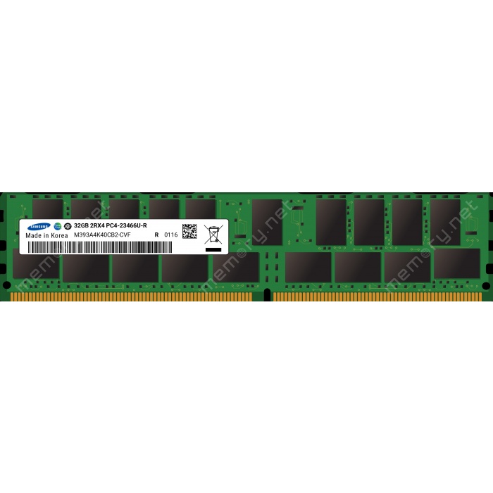 

Серверная оперативная память Samsung DDR4 32GB ECC REG PC4-23400 2933 MHz (M393A4K40CB2-CVFBQ) (M393A4K40CB2-CVFBQ)