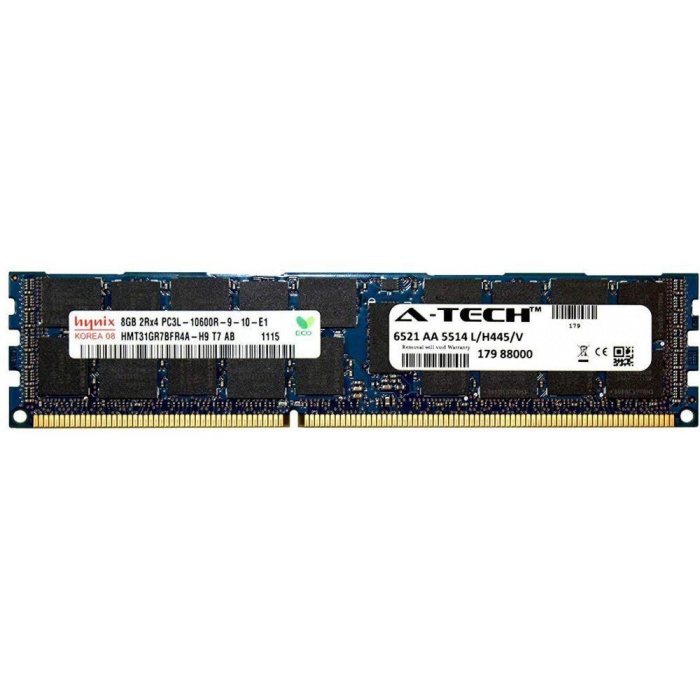 

Серверная оперативная память A4-TECH 4GB DDR3 2Rx8 PC3-10600E 1333MHz (6521 AA 5514 L/H445/V) / 8520