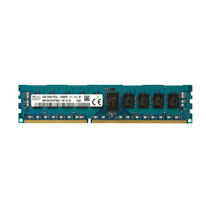 

Серверная оперативная память Hynix 4GB DDR3 2Rx8 PC3L-12800R (HMT351R7EFR8A-PB, HMT351R7CFR8A-PB) / 3918