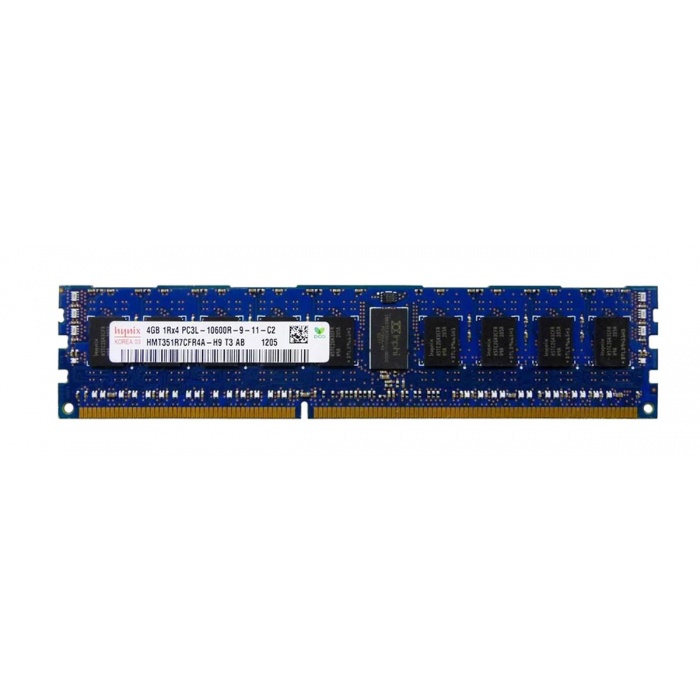 

Серверная оперативная память Hynix 4GB DDR3 1Rx4 PC3L-10600R (HMT351R7CFR4A-H9 / HMT351R7EFR4A-H9 / HMT351R7BFR4A-H9) / 1731