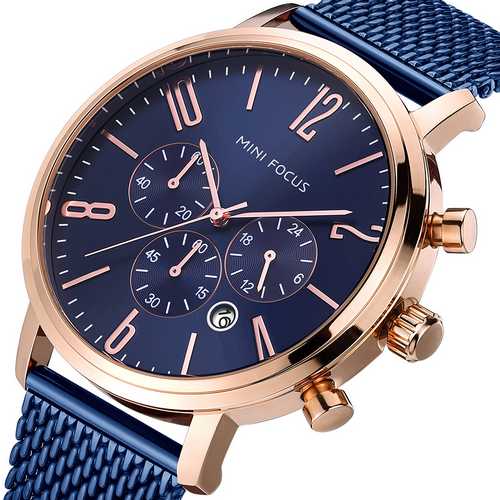 

Наручные часы Mini Focus MF0183G Blue-Cuprum-Blue