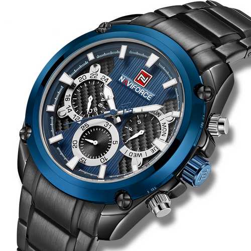 

Наручные часы Naviforce NF9113 Black-Blue