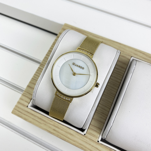 

Наручные часы Guardo 012439-4 Gold-White