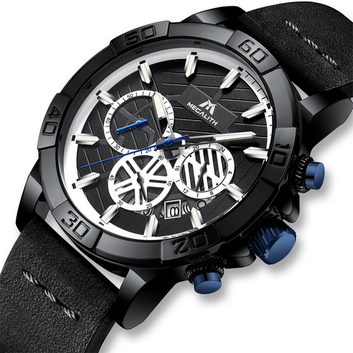 

Наручные часы Megalith 8086M Black-Blue