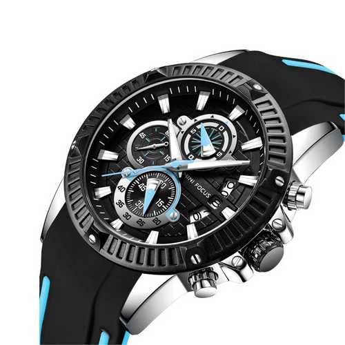 

Наручные часы Mini Focus MF0244G Black-Silver-Turquoise
