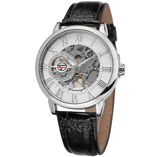 

Наручные часы Forsining 8099 Black-Silver-White