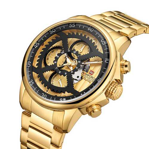 

Наручные часы Naviforce NF9150 Gold-Black