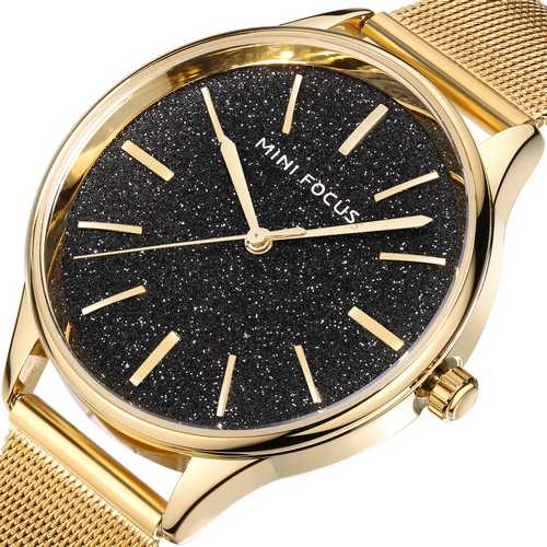 

Наручные часы Mini Focus MF0044L Gold-Black Shine