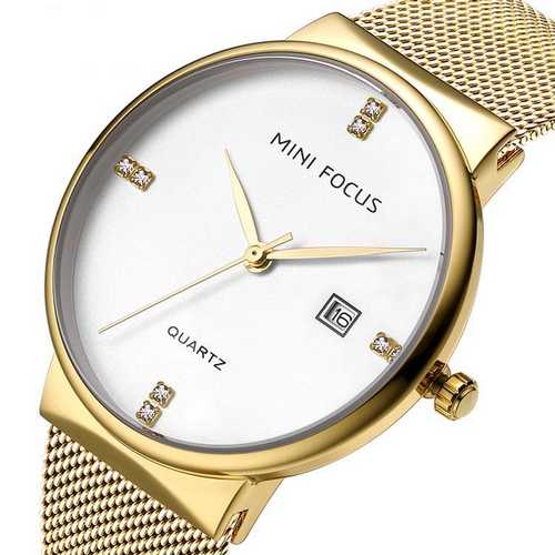 

Наручные часы Mini Focus MF0181G Gold-White