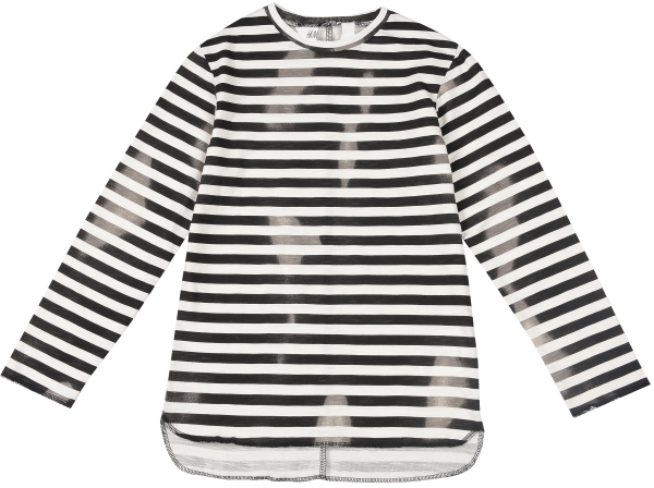 

Футболка с длинными рукавами для девочки H&M 0552535 122-128 СМ Серый 43865