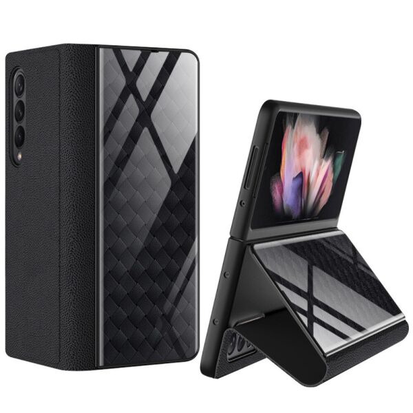 

Чехол GKK Fold Hybrid для Samsung Galaxy Z Fold 3 - Woven / Black