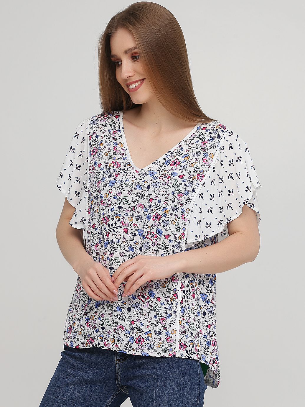 

Блузка C&A 1078977p20  Белая, Блузка C&A 1078977p20 36 Белая