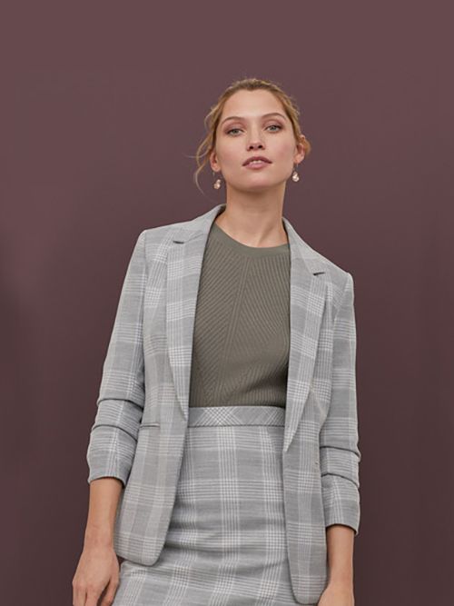 

Юбка H&M 821508b24  Серая, Юбка H&M 821508b24 44 Серая