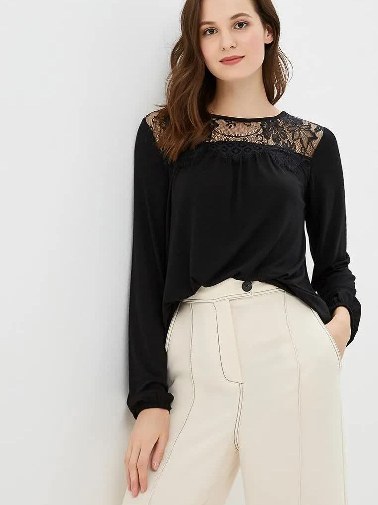 

Лонгслив Vero Moda 10204822b25 S Черный