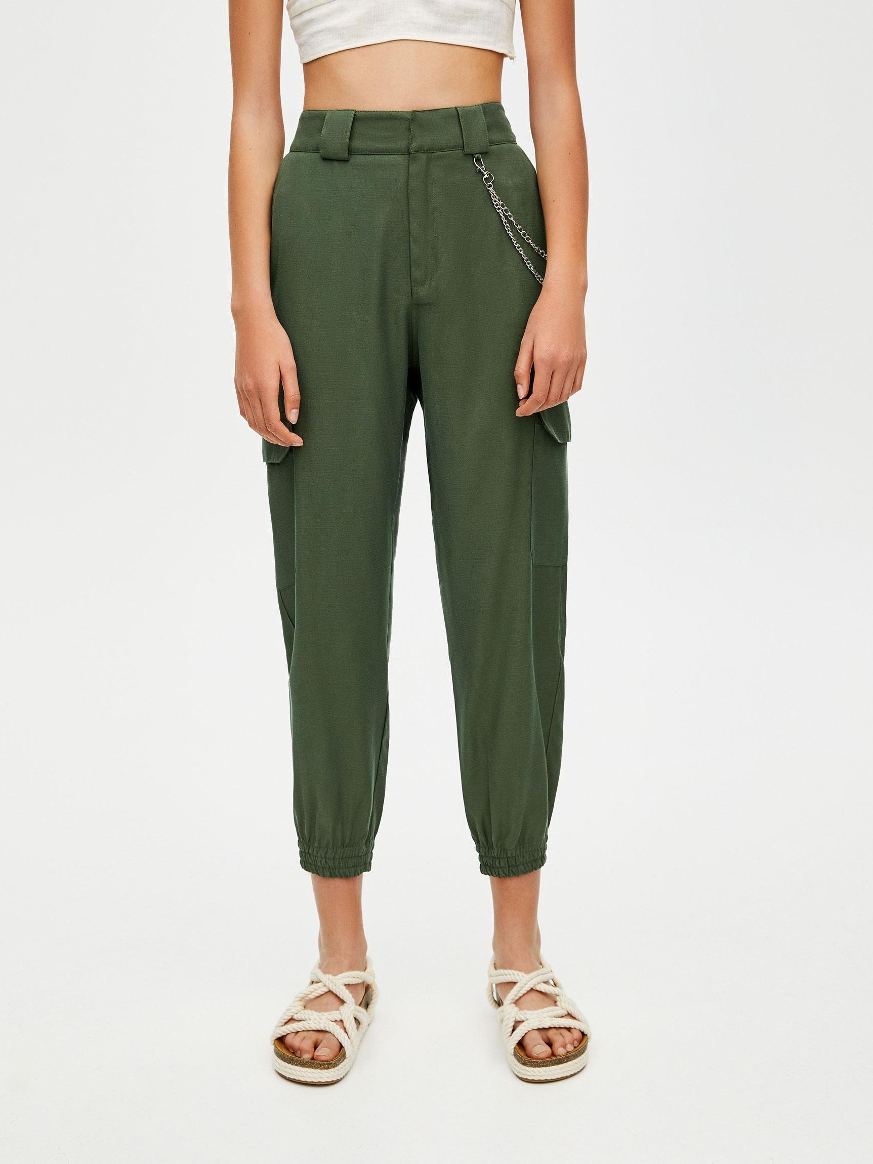 

Брюки Pull & Bear 5678342b26 S Хаки