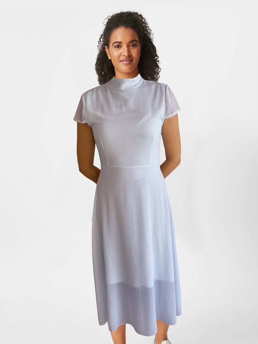 

Платье Boohoo MZZ19083b32 40 Голубое
