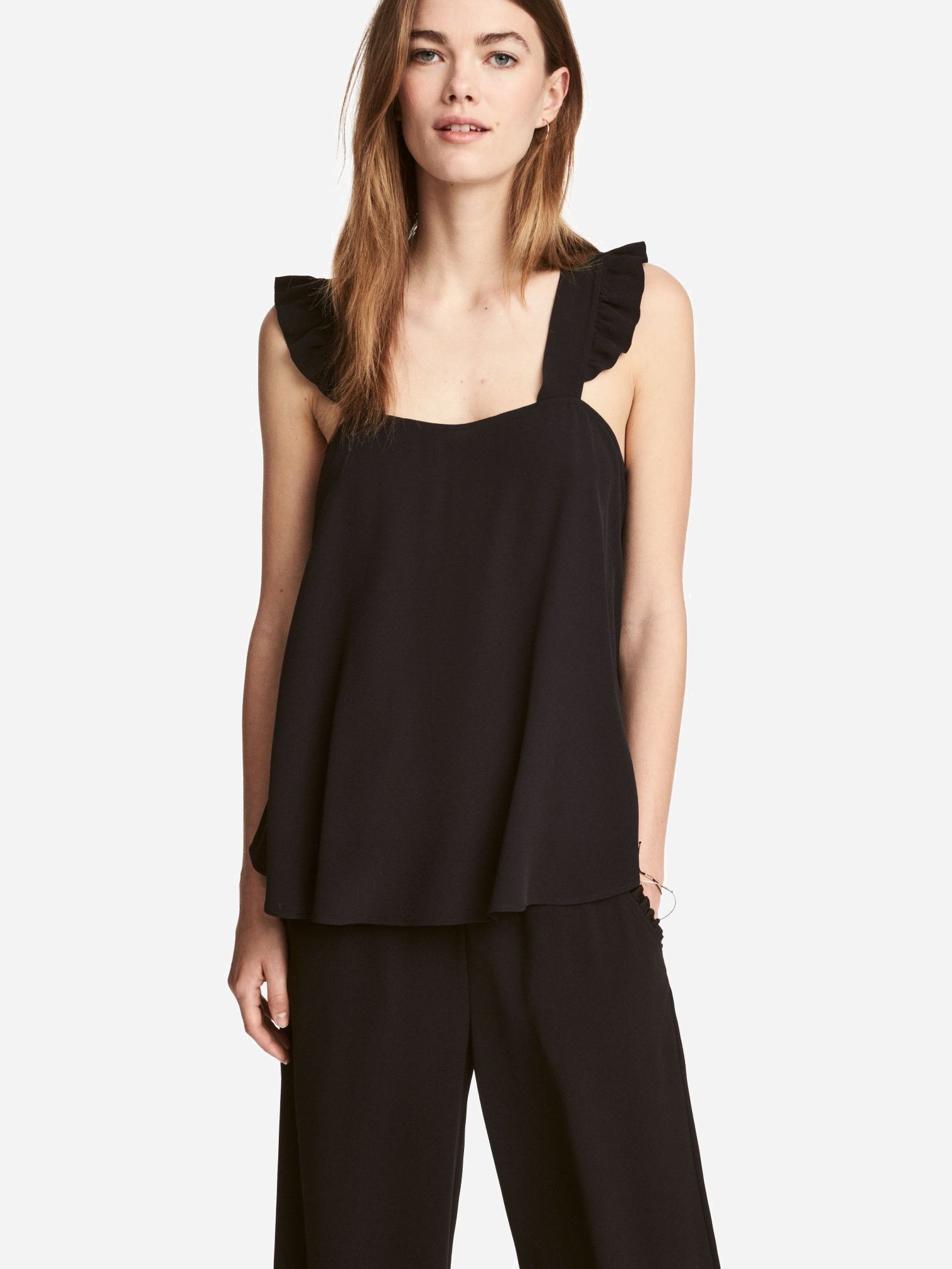 

Топ H&M 527802b33  Черный, Топ H&M 527802b33 40 Черный
