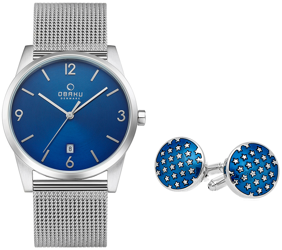 

Часы Obaku V169GDCLMC+spinki