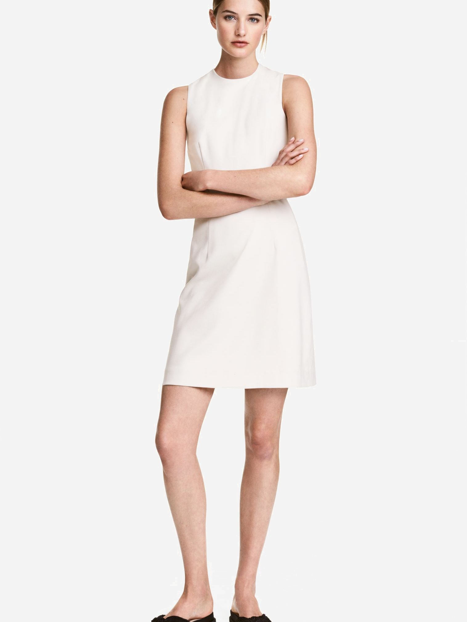 

Платье H&M 453424b33  Бежевое, Платье H&M 453424b33 38 Бежевое