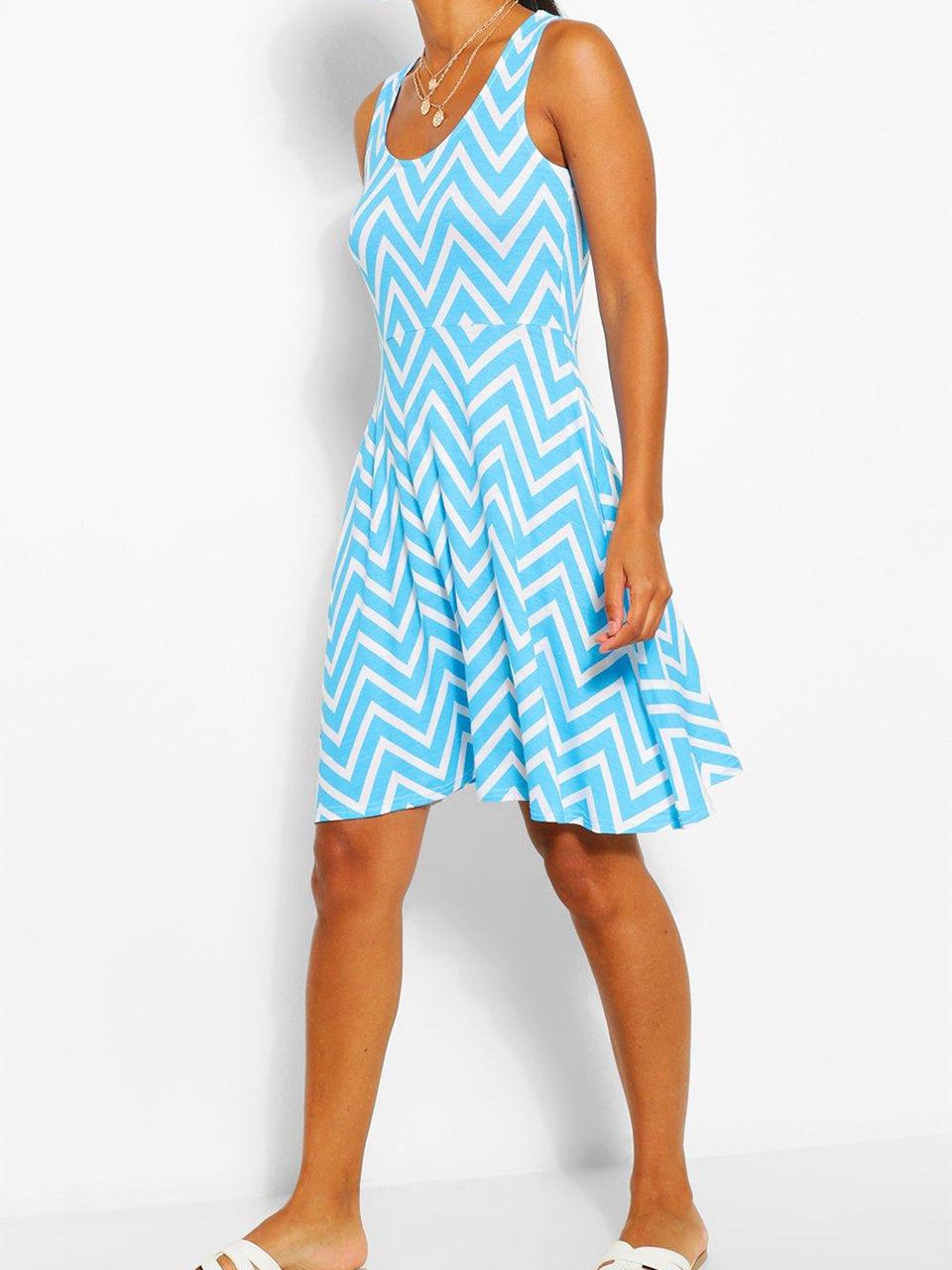 

Сарафан Boohoo FZZ62308b35 40 Голубой