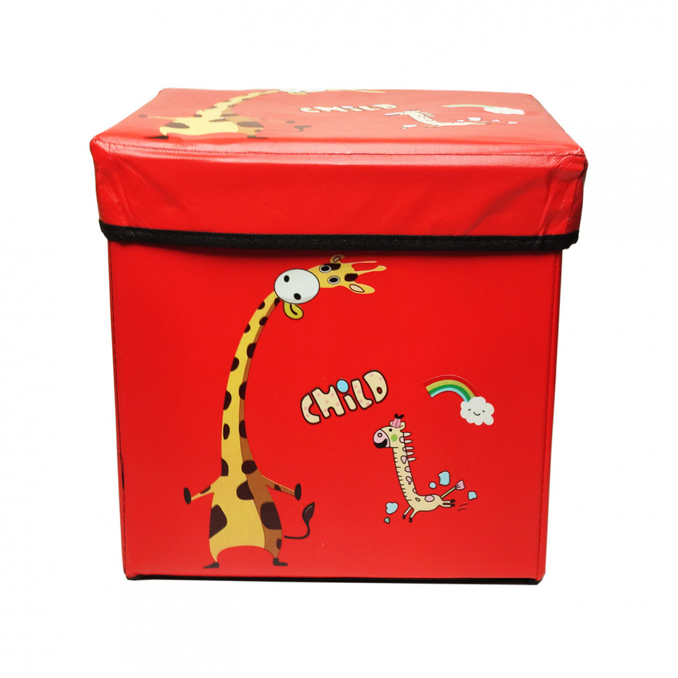 

Корзина-сундук для игрушек с крышкой (Красный) CLR606(Red)