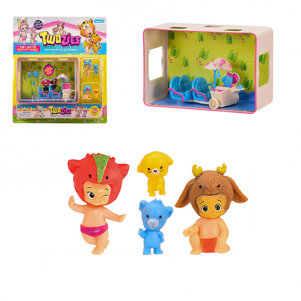 

Игровой набор "TwoZies" 4 фигурки 23530-4