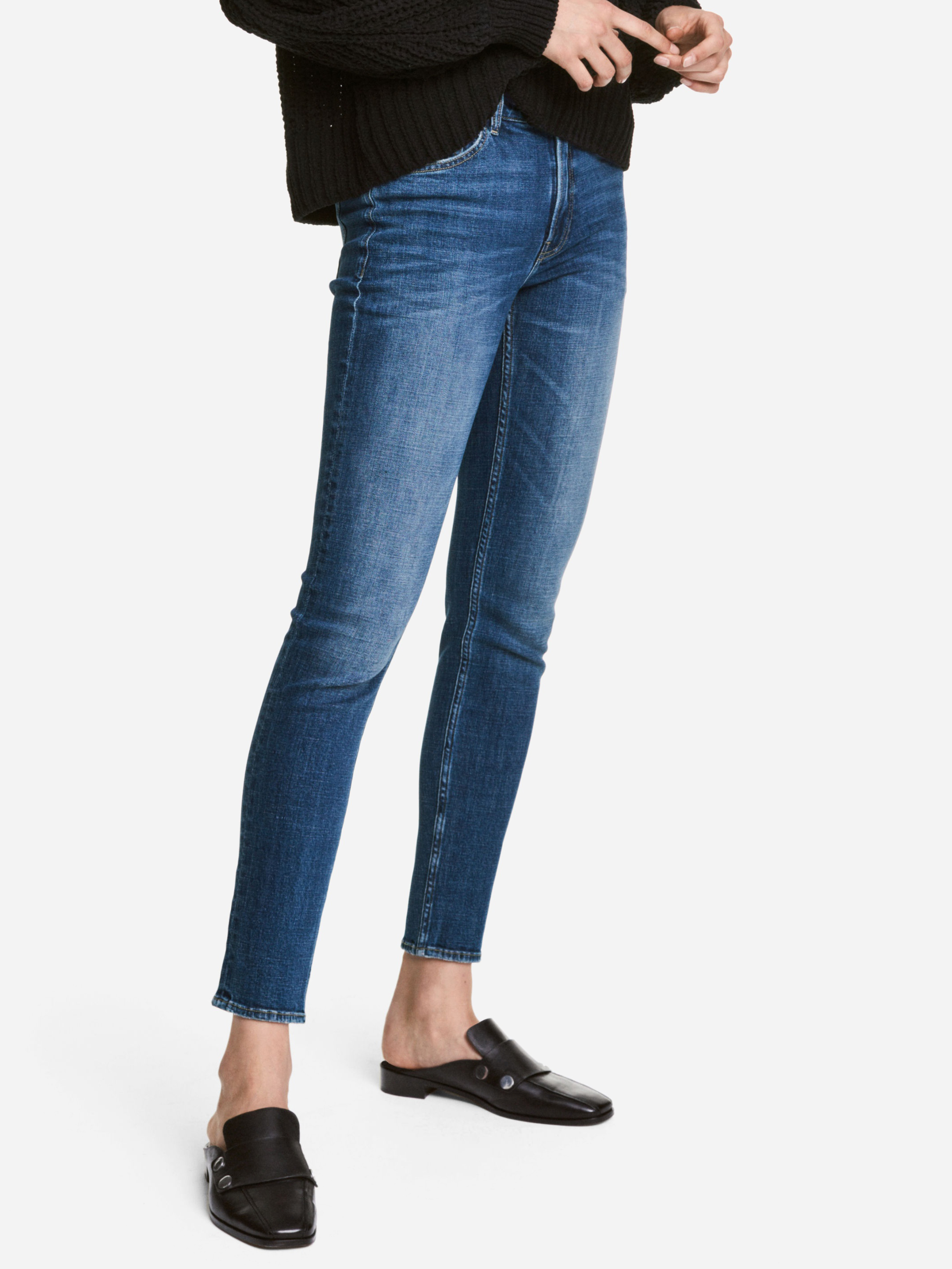 

Джинсы H&M XAZ128438SOMJ 44 Темно-синие