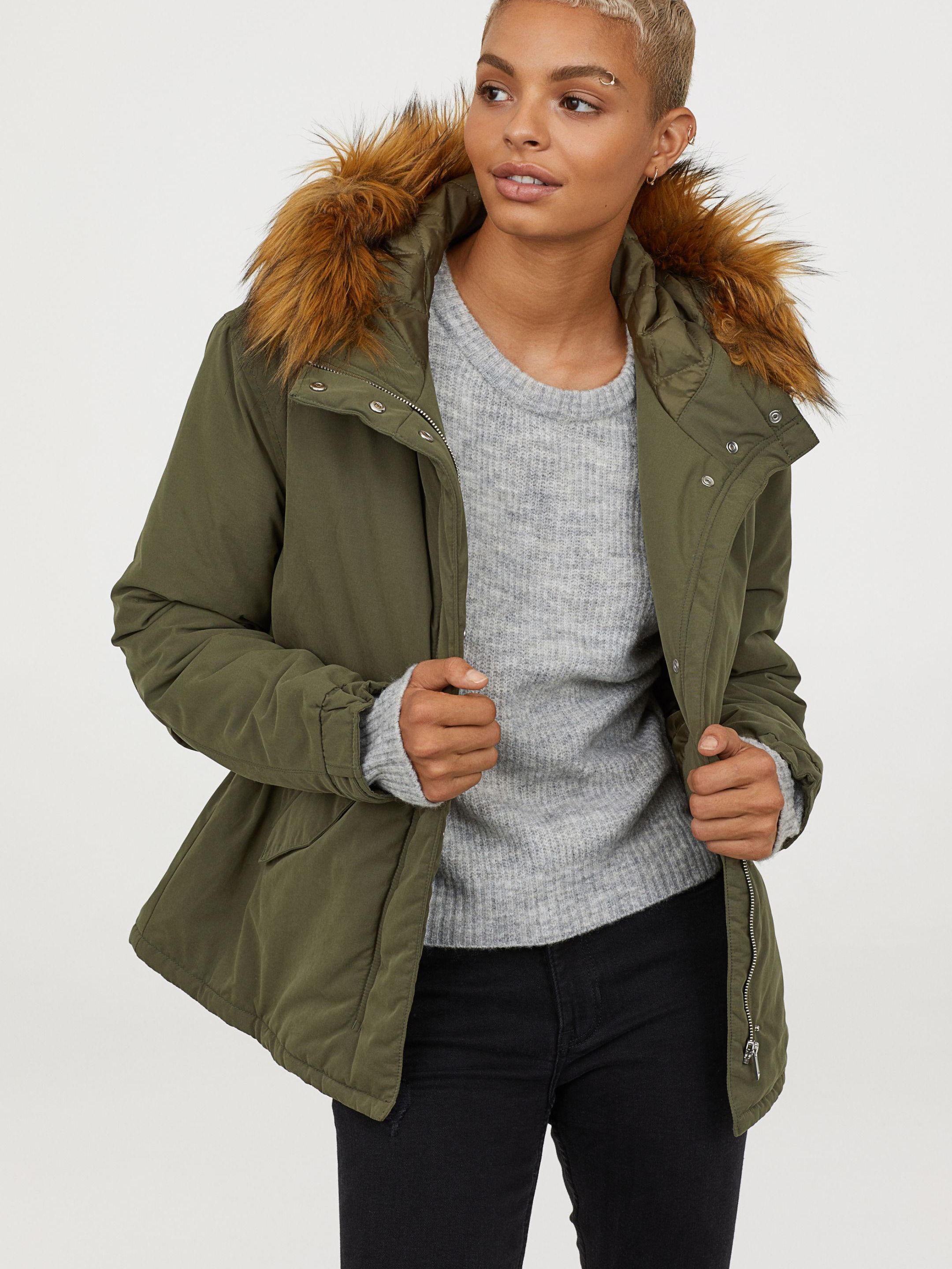 

Парка H&M 662476b24  Хаки, Парка H&M 662476b24 XS Хаки