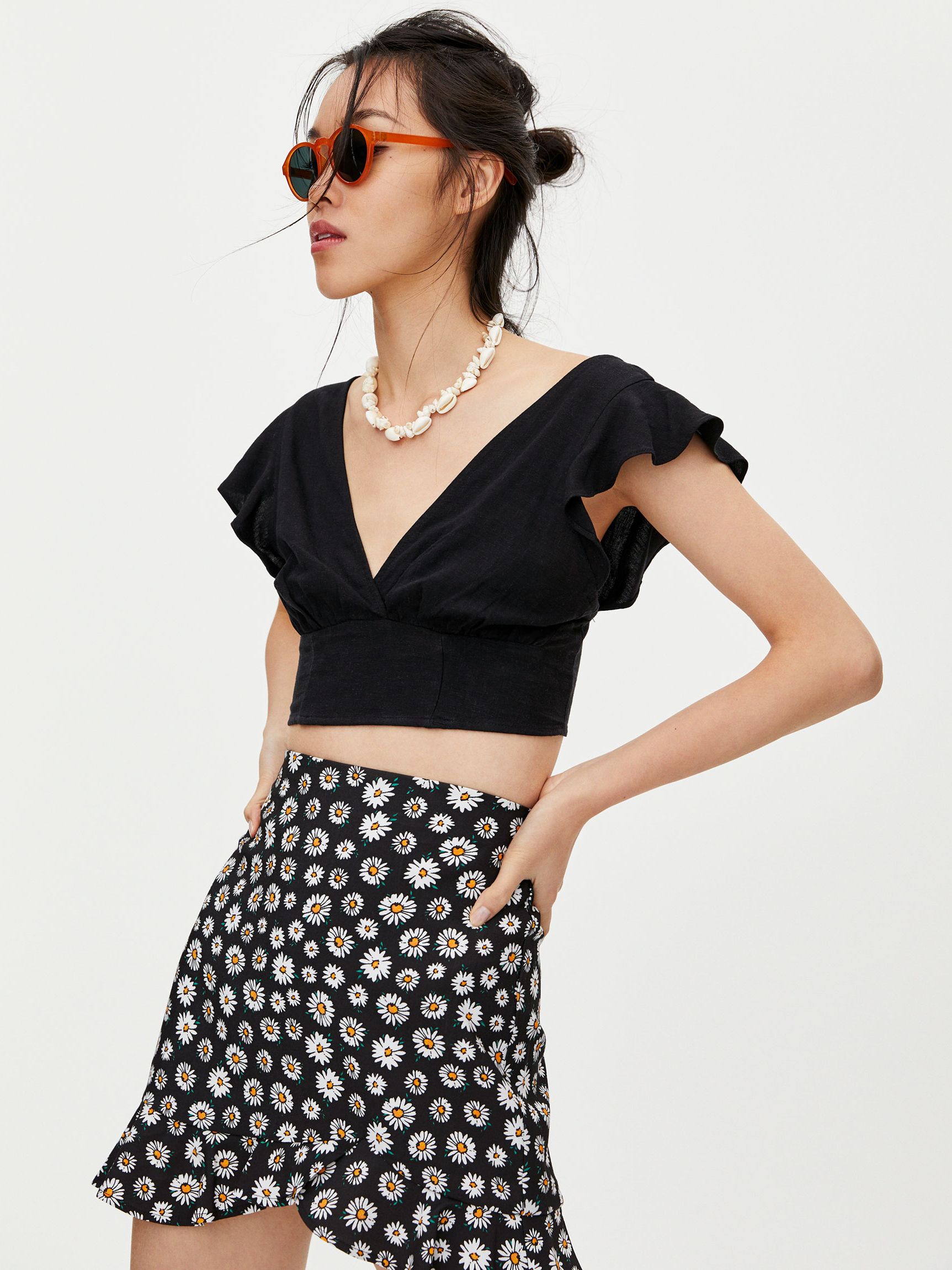 

Топ Pull & Bear 9474356800b26 XS Черный