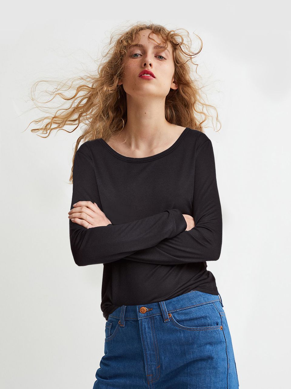 

Лонгслив H&M 230027b33  Черный, Лонгслив H&M 230027b33 S Черный