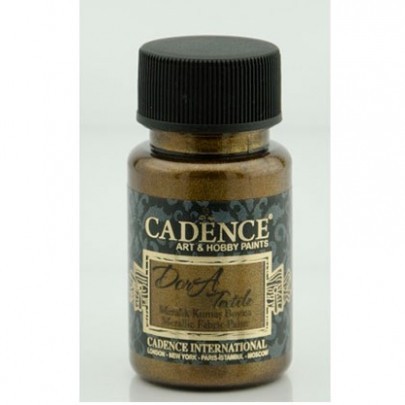

Акриловая краска металлик для ткани Dora Textil Metallic Fabric Paint Cadence Арагонит 50 мл