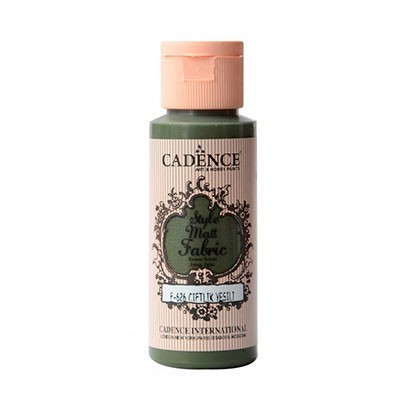 

Акриловая матовая краска для ткани Style Matt Fabric Paint Cadence Фермерский зеленый 59 мл