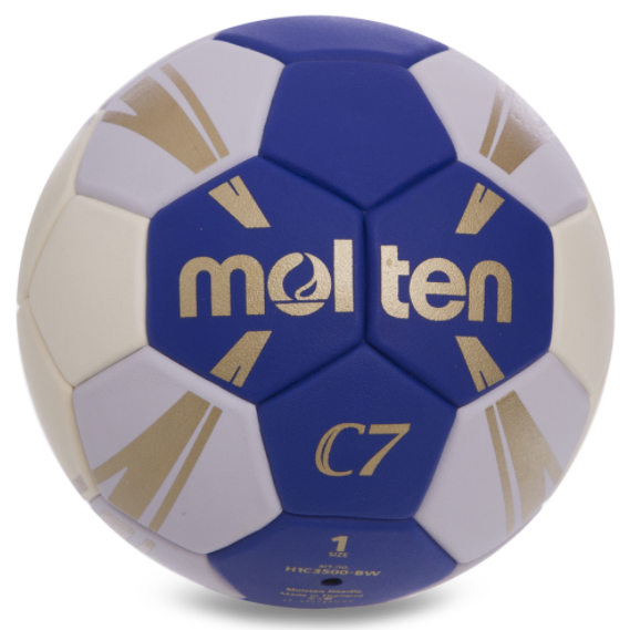

Мяч для гандбола MOLTEN C7 H1C3500 №1 PVC синий (IN06221)