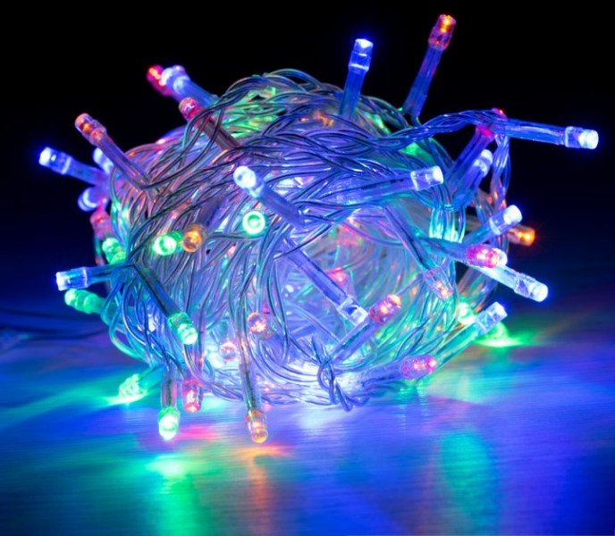 

Гирлянда 100 LED прозрачный провод RGB SEZ 1110-77 (NAT06482)
