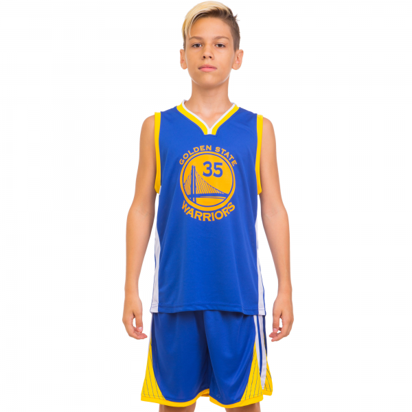 

Форма баскетбольная подростковая NB-Sport NBA GOLDEN STATE WARRIORS 7354 L (10-13 лет) синий-желтый (IN06268)