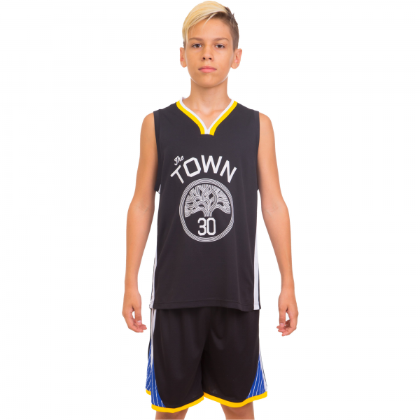 

Форма баскетбольная подростковая NB-Sport NBA TOWN 30 4311 L (10-13 лет) черный-желтый (IN06273)