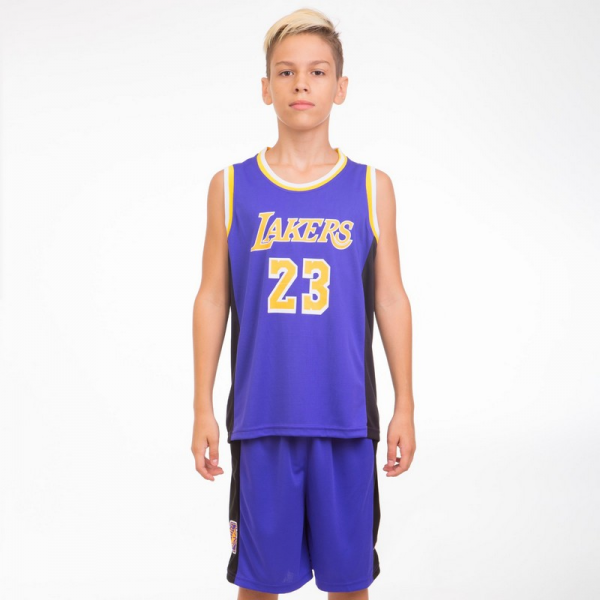 

Форма баскетбольная подростковая NB-Sport NBA LAKERS 23 BA-0563 XL (13-16 лет) Фиолетово-желтый (IN06284)