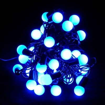 

Гирлянда Шарики 10мм 100 LED 6м черный провод синяя SEZ 1312-02 (NAT06492)