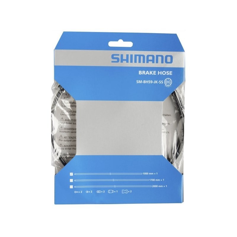 

Гідролінія Shimano SM-BH59 для дискових гальм, 1000мм з комплектом з'єднання, чорна