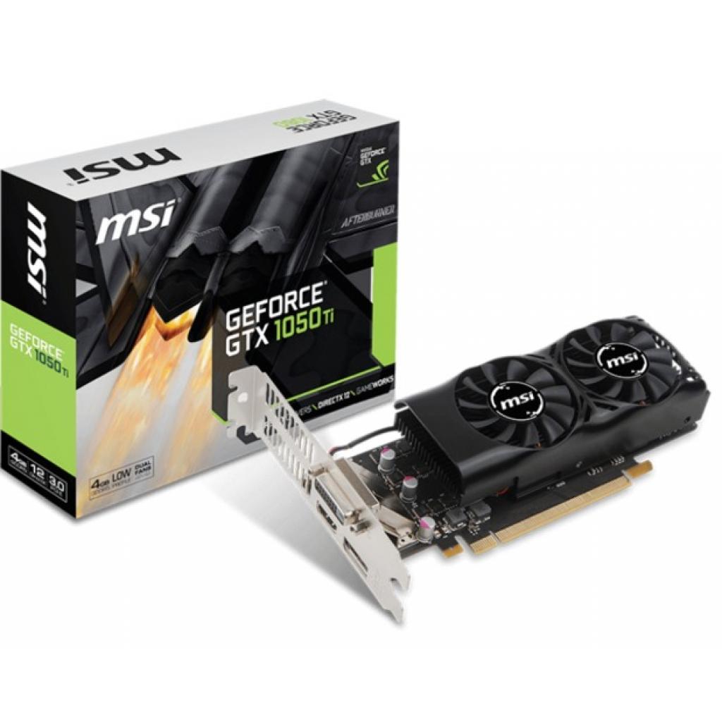 

Видеокарта MSI GeForce GTX 1050 TI 4GT LP