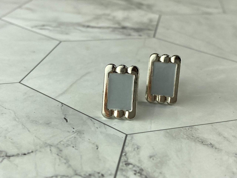 

Антикварные Серебряные Запонки с Перламутром Sky Jewelry 002048